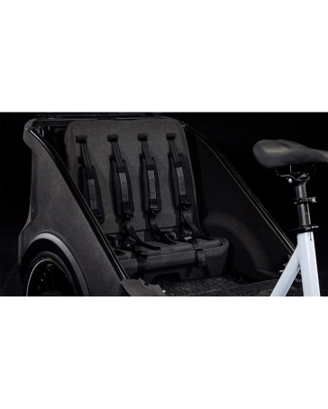 Vélo électrique cargo Unisexe TRIKE FAMILY HYBRID 750 Blanc/Noir