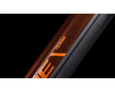 Vélo électrique trekking Homme TOURING HYBRID PRO 625 Cannelle