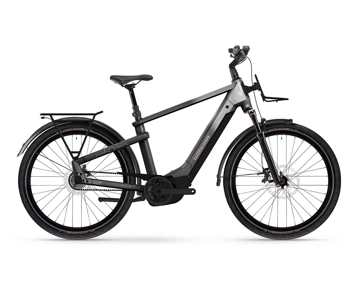 Vélo électrique trekking Homme YAKUN R5 PRO HIGH Gris