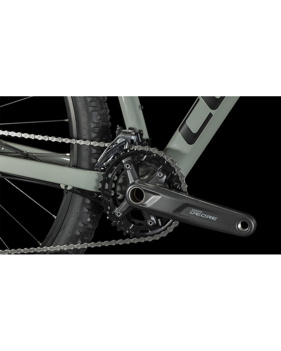 VTT semi rigide Unisexe ATTENTION Gris/Noir