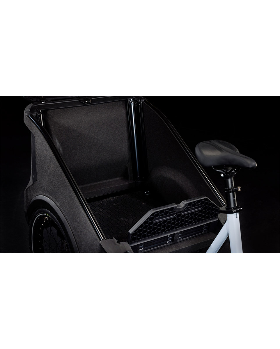 Vélo électrique cargo Unisexe TRIKE FAMILY HYBRID 750 Blanc/Noir